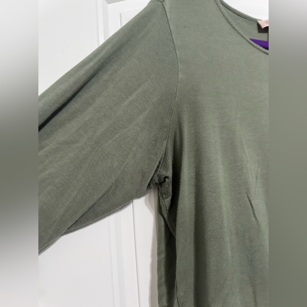 Philosophy Olive Long Sleeve Tee - Picture 4 of 5